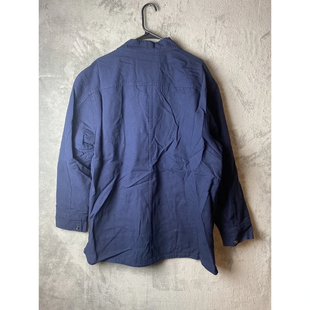 High Sierra Men's XL Jacket Blue Button-Up Made in India